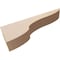 Ekena Millwork 3"W x 18"D x 6"H Thin Carmel Rough Cedar Woodgrain TimberThane Corbel, Primed Tan CORUR03X18X06CARRCPR - alternate 5